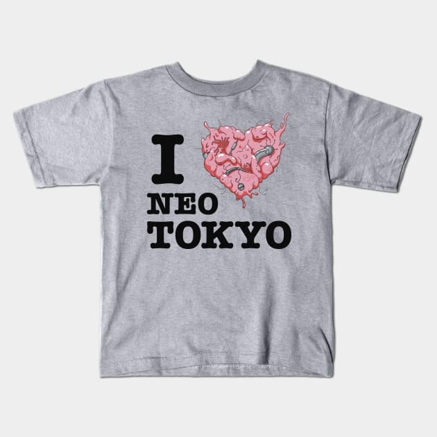 I Tetsuo Neo Tokyo Kids T-Shirt by Pufahl